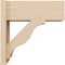 Ekena Millwork 7 1/2-in W x 18-in D x 18-in H Funston Block Rough Cedar Woodgrain TimberThane Outlooker, Primed Tan OUTUR075X18X18FST44RCPR - alternate 5